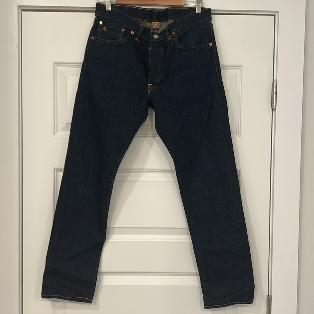 Ralph Lauren Double RL Men's Slim Jeans - Dark Blue